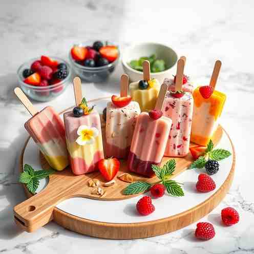 Healthy Frozen Yogurt Bars - Easy Recipe for Delicious Snacks